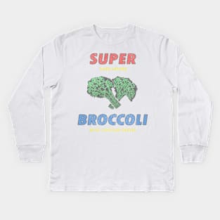 Super Broccoli Kids Long Sleeve T-Shirt